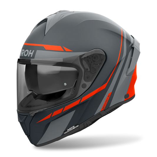 AIROH SPARK 2 SPINNER HELMET - ORANGE MATTE