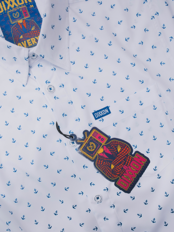 DIXXON AVERY PARTY SHIRT - WHITE