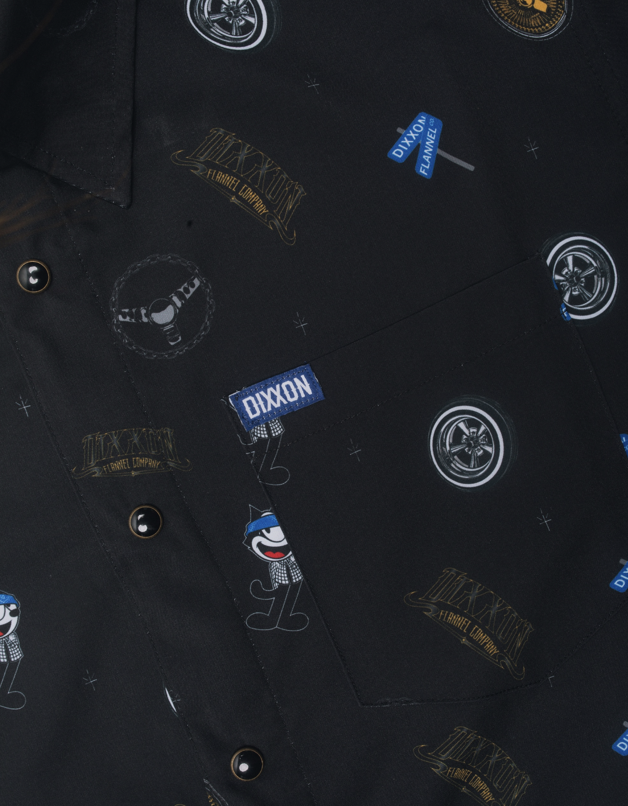 DIXXON SOUTH CENTRAL SHORT SLEEVE PARTY SHIRT