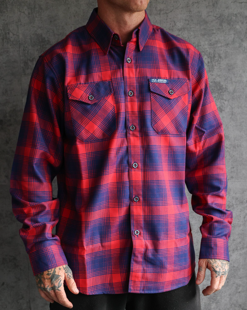 DIXXON RED BULL AMPOL RACING FLANNEL