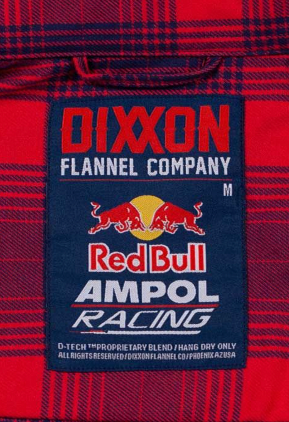 DIXXON RED BULL AMPOL RACING FLANNEL