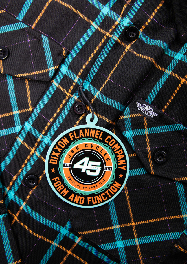DIXXON J&P CYCLES 45TH ANNIVERSARY FLANNEL