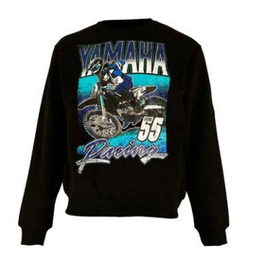 YAMAHA MX DISTRESSED CREW JUMPER