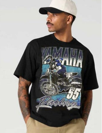 YAMAHA MX DISTRESSED T-SHIRT UNISEX