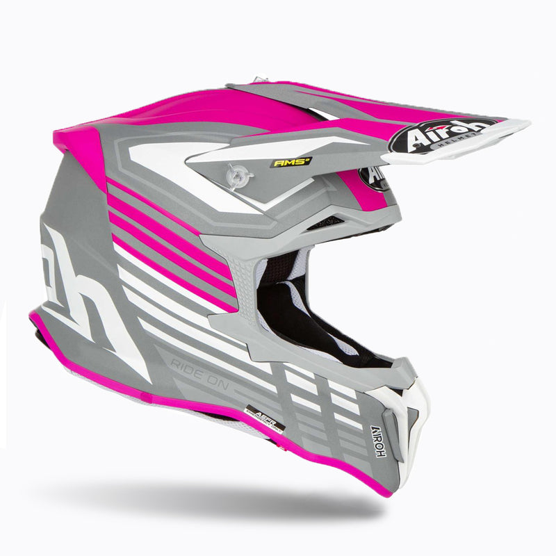 Airoh Strycker Off Road Helmet Shaded Pink Matt