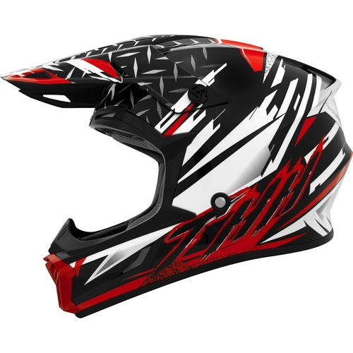 THH T710X YOUTH ASSAULT HELMET - MATTE WHITE/RED