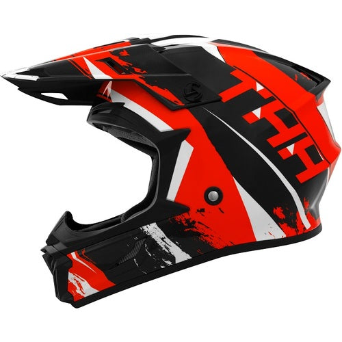 THH T710X RAGE YOUTH HELMET - BLACK/RED