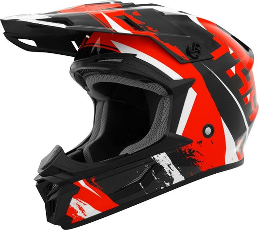 THH T710X RAGE YOUTH HELMET - BLACK/RED