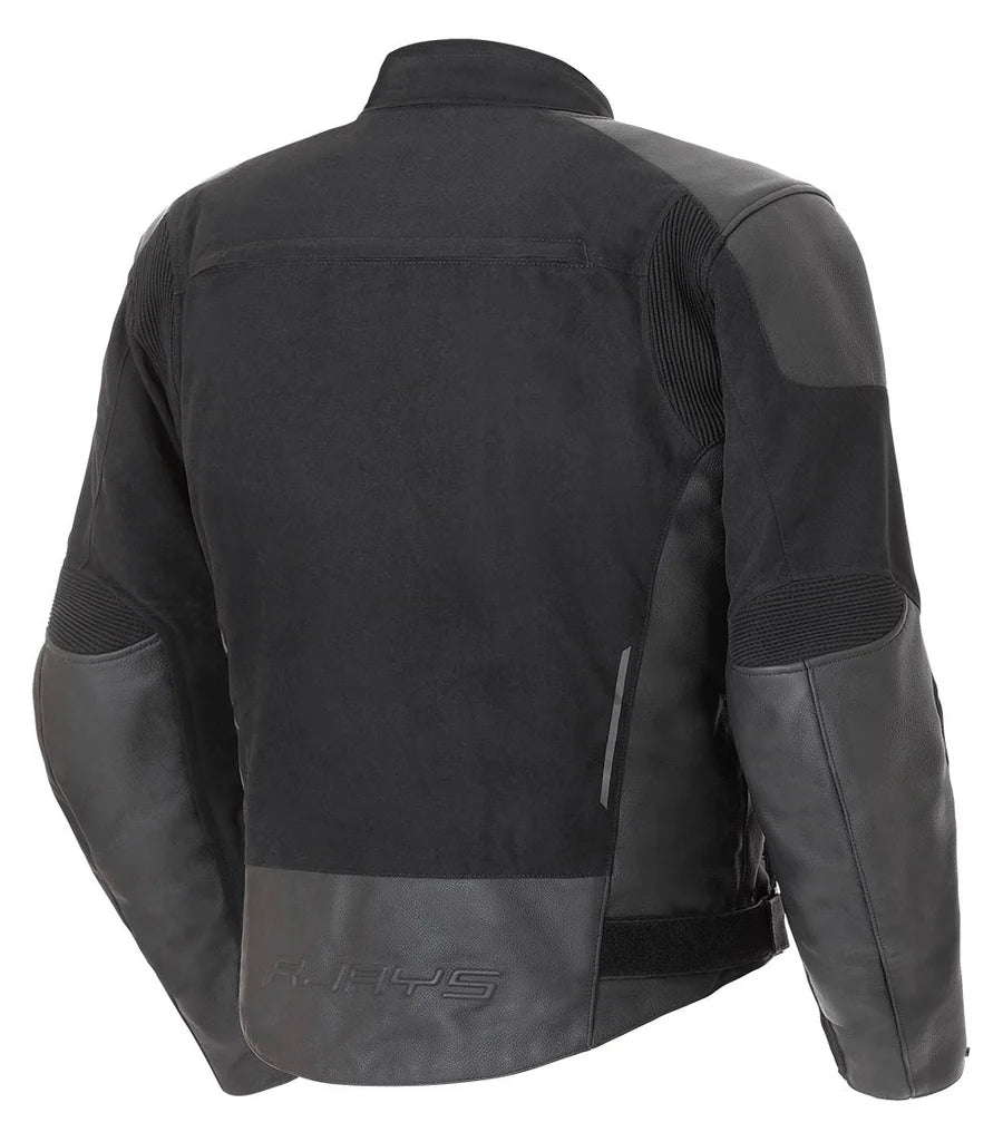 Rjays Division Black Textile/Leather Jacket
