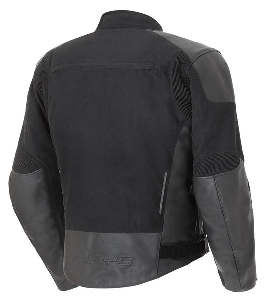 Rjays Division Black Textile/Leather Jacket