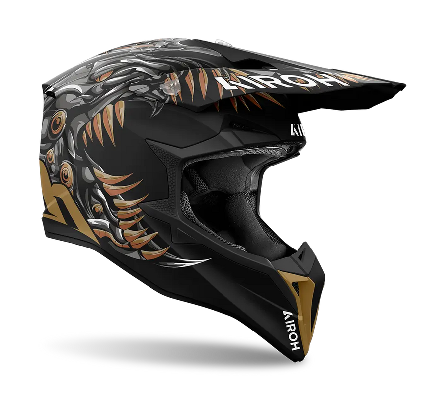 AIROH WRAAAP CYBORG MATTE HELMET