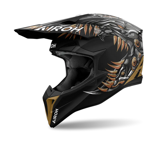 AIROH WRAAAP CYBORG MATTE HELMET