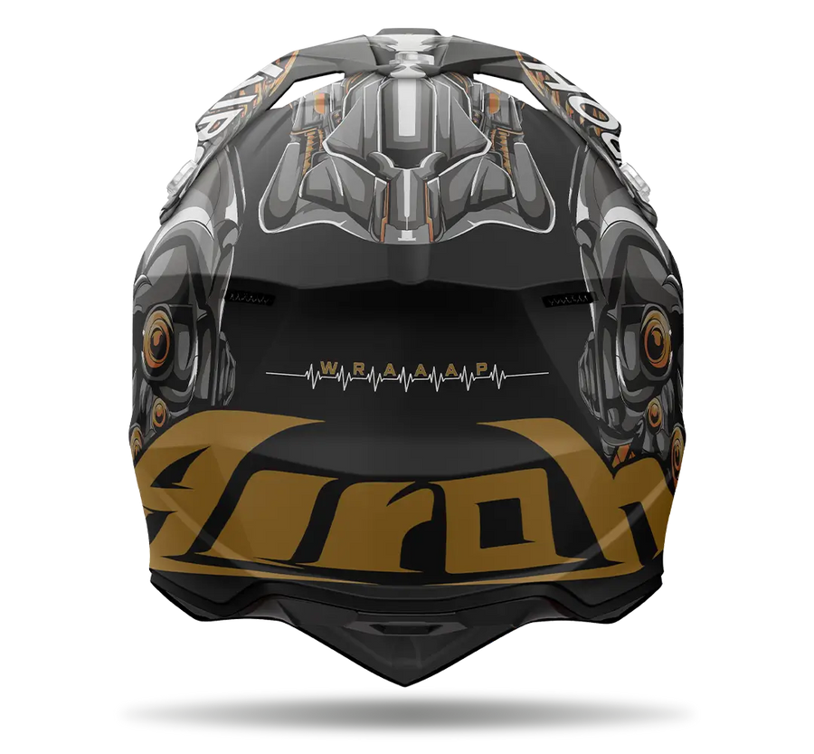 AIROH WRAAAP CYBORG MATTE HELMET