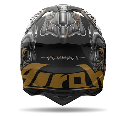 AIROH WRAAAP CYBORG MATTE HELMET