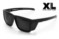 HEATWAVE PERFORMANCE XL VISE SUNGLASSES - BLACK POLARISED