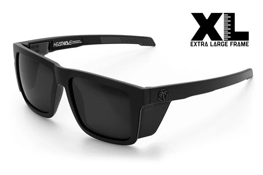 HEATWAVE PERFORMANCE XL VISE SUNGLASSES - BLACK POLARISED