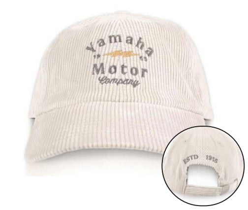 YAMAHA MC BOLT CORD STRAP BACK beige ap. motorcycle hat