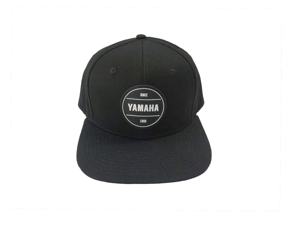 YAMAHA SINCE 55 FLAT PEAK CAP - BLACK