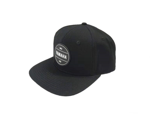 YAMAHA SINCE 55 FLAT PEAK CAP - BLACK