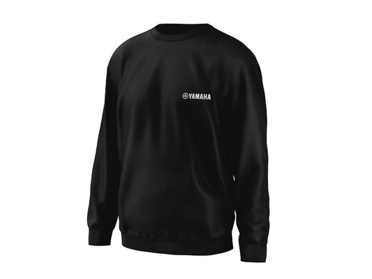 YAMAHA WORKWEAR CREW JUMPER - BLACK