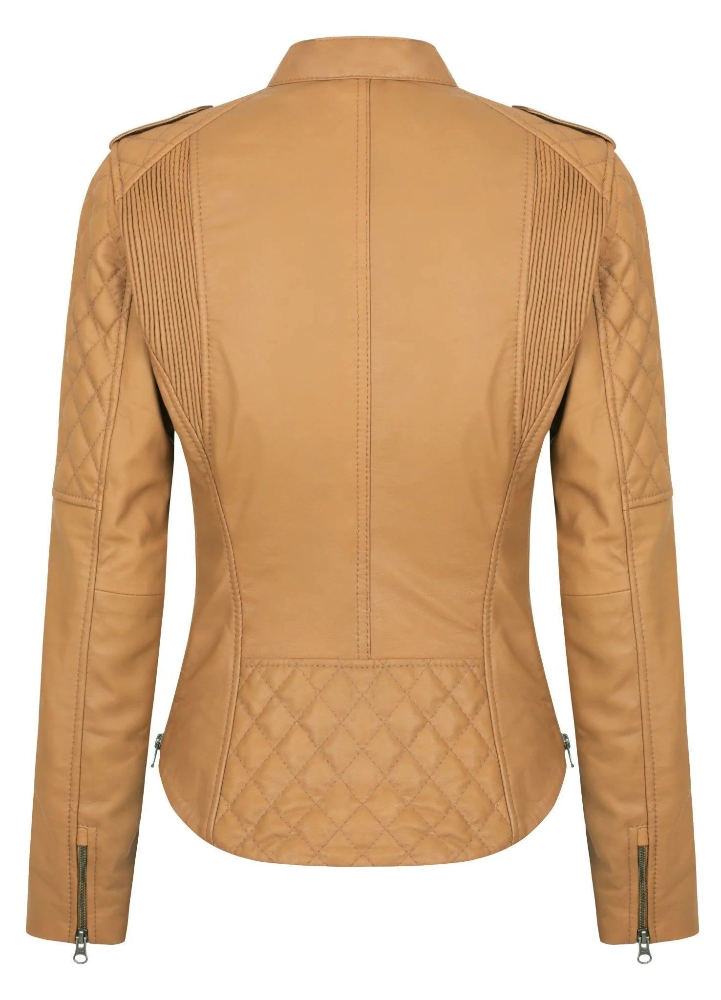 BLACK ARROW WOMENS LIBERTY WHEELS 2.0 LEATHER JACKET