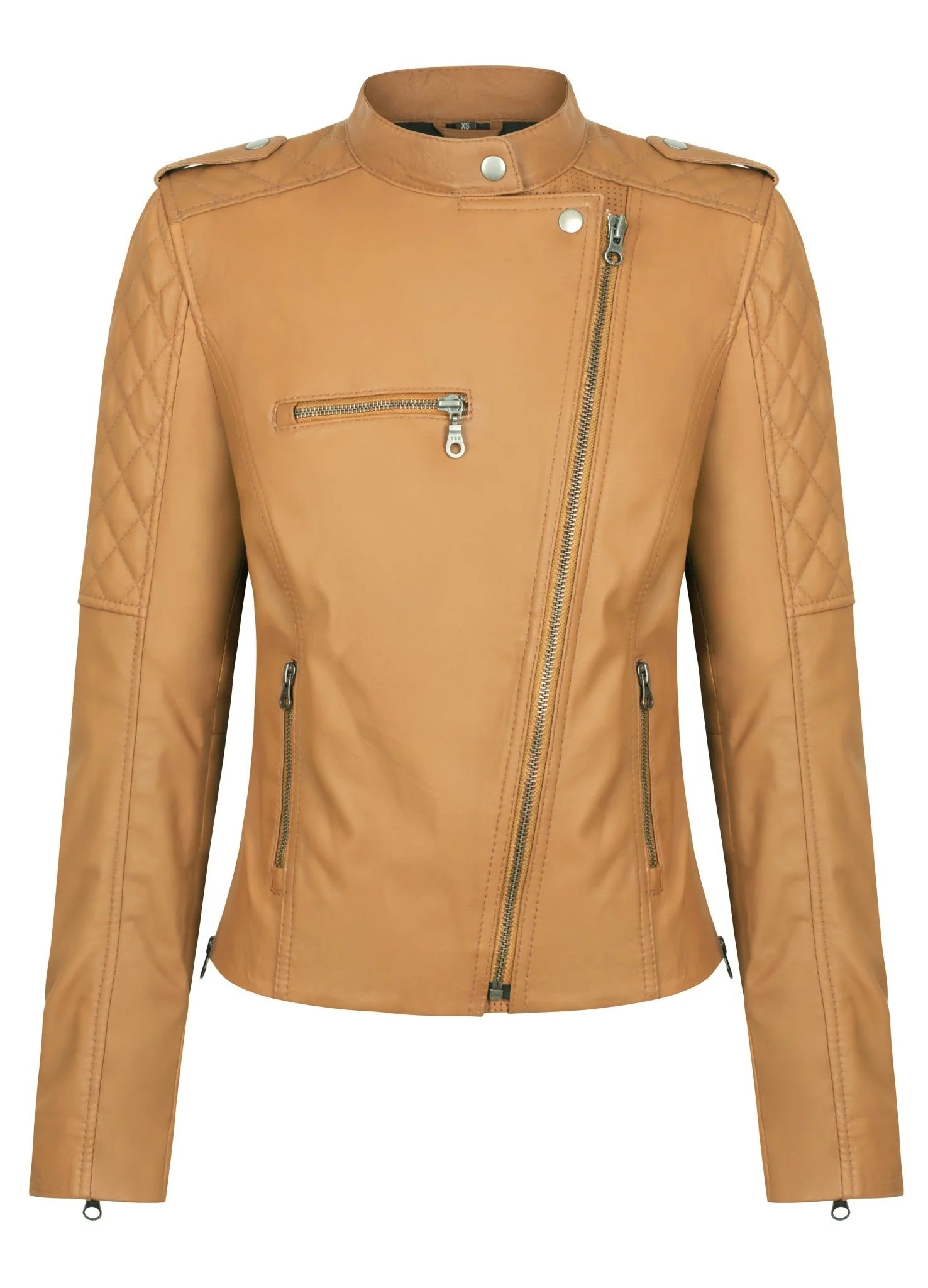 BLACK ARROW WOMENS LIBERTY WHEELS 2.0 LEATHER JACKET