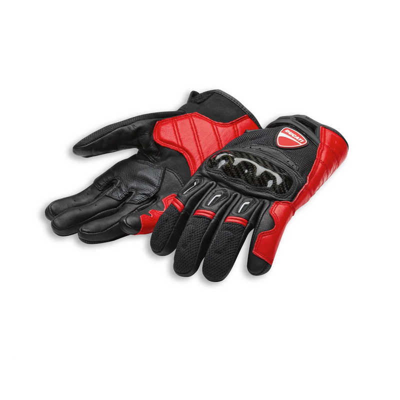 House of Motorcycles Tasmania, Ducati C1 Gloves, Black & Red