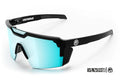 HEATWAVE FUTURE TECH SUNGLASSES BLACK: ARCTIC CHROME