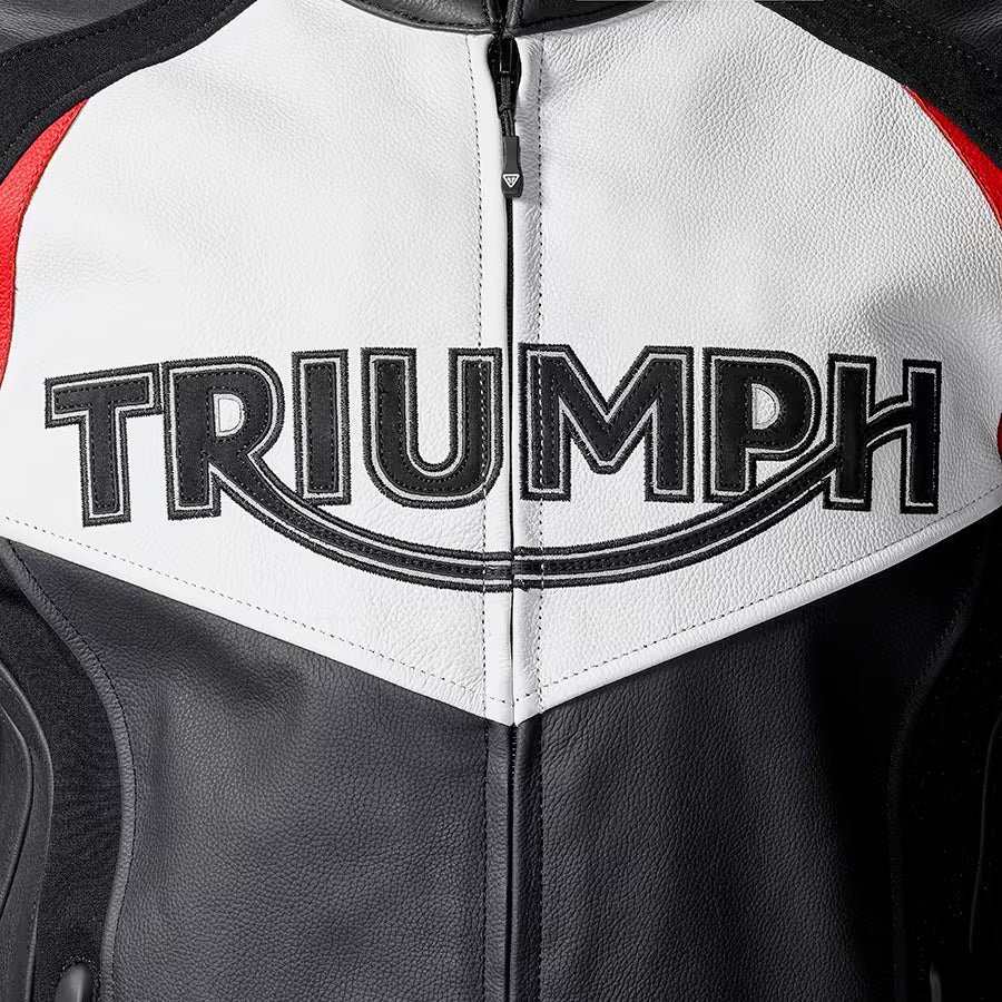 TRIUMPH TRIPLE SPORT LEATHER ROADSTER JACKET