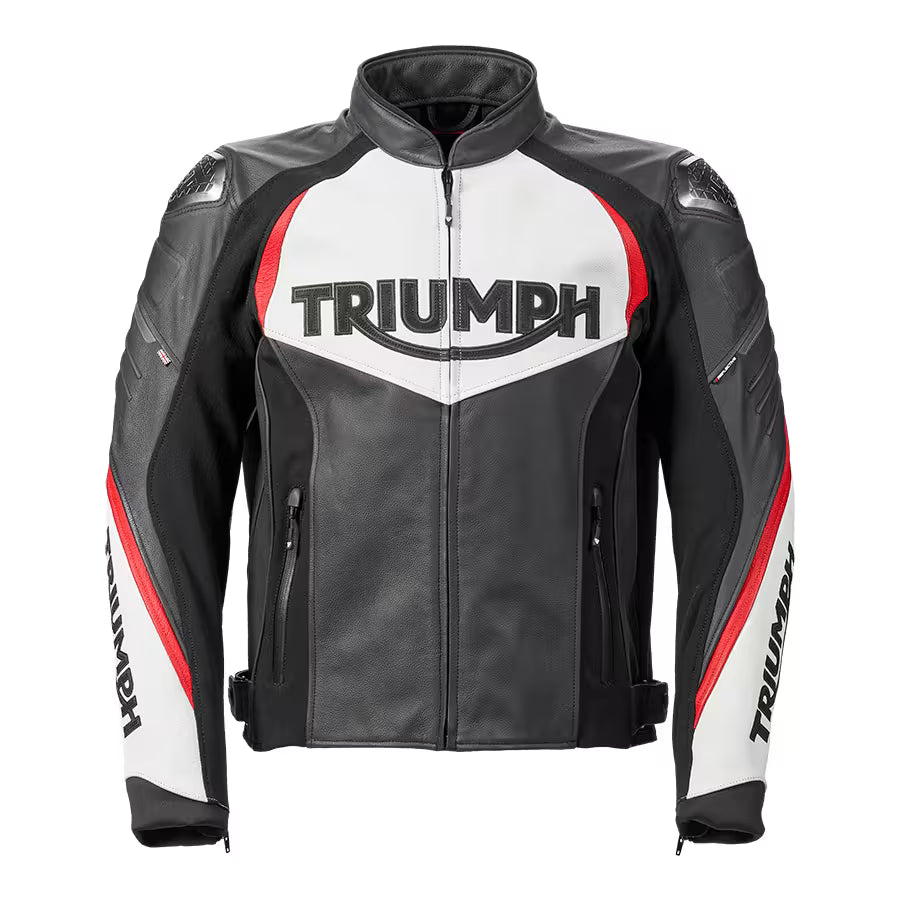 TRIUMPH TRIPLE SPORT LEATHER ROADSTER JACKET