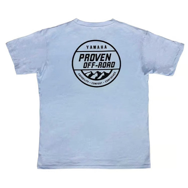 YAMAHA PROVEN OFFROAD MENS TEE - PALE BLUE