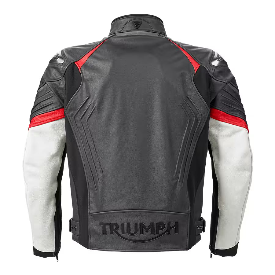 TRIUMPH TRIPLE SPORT LEATHER ROADSTER JACKET