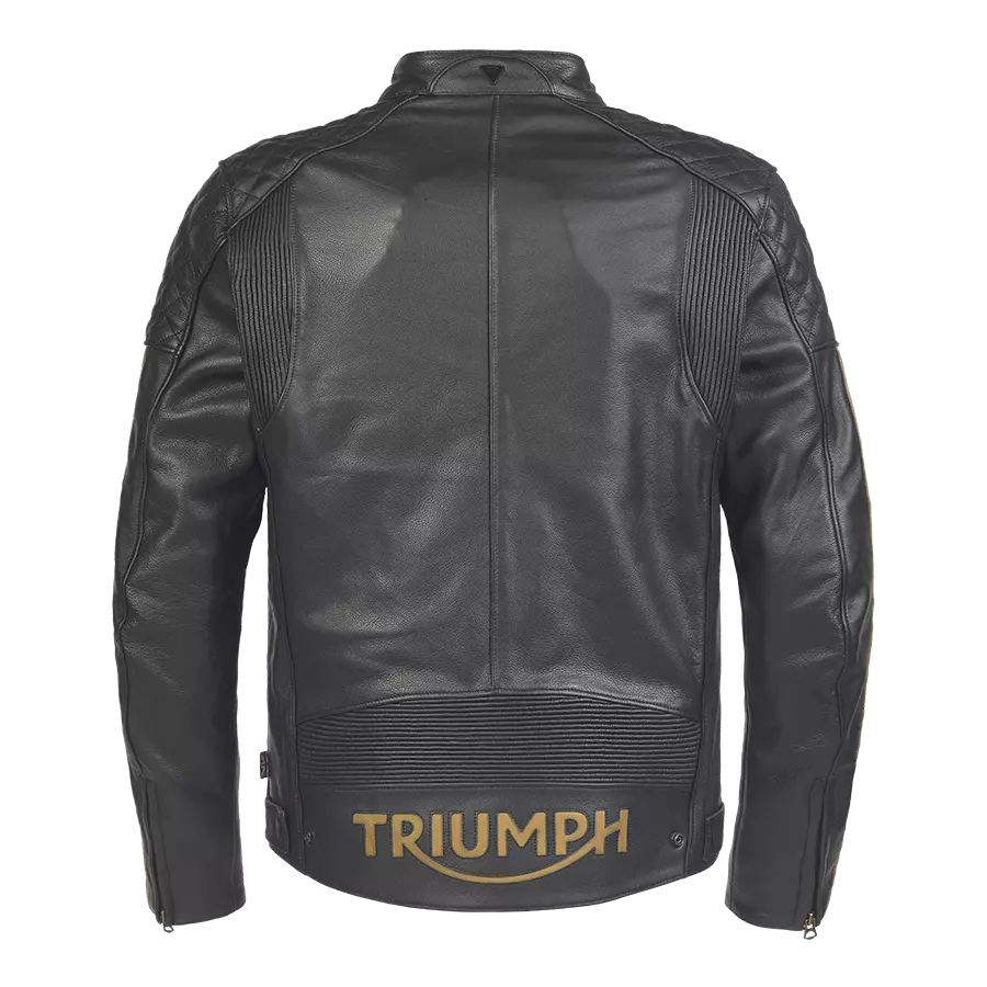 TRIUMPH BRADDAN SPORT JACKET - BLACK/GOLD