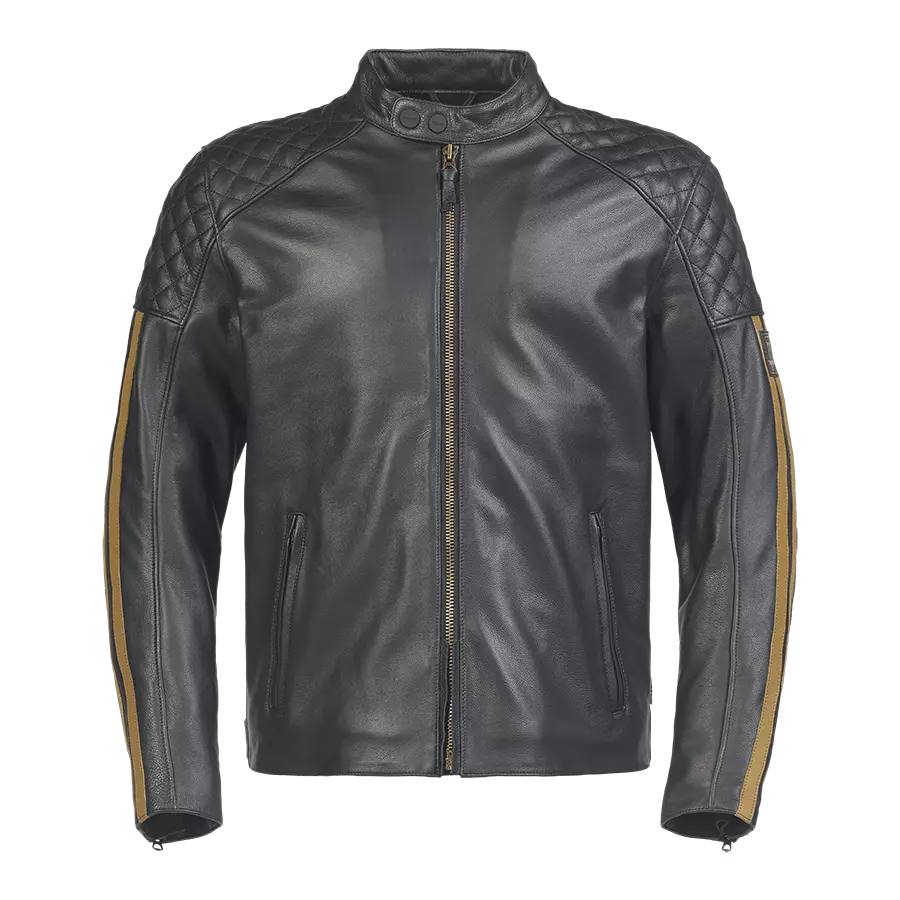 TRIUMPH BRADDAN SPORT JACKET - BLACK/GOLD