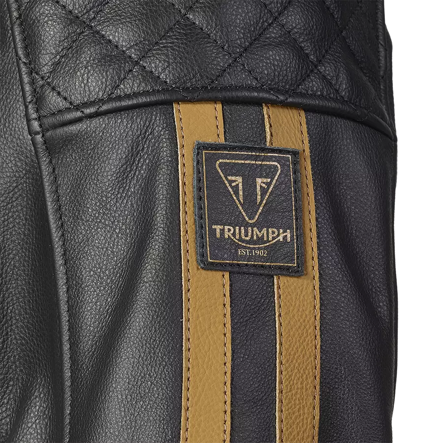 TRIUMPH BRADDAN SPORT JACKET - BLACK/GOLD