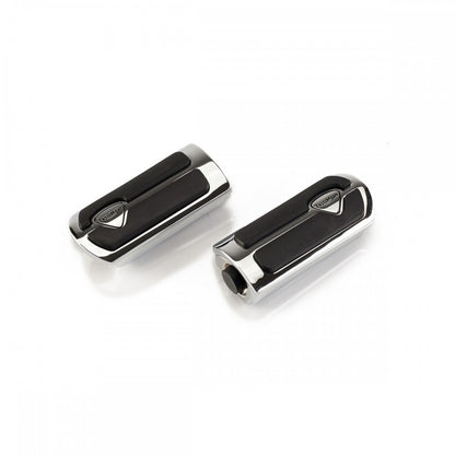 TRIUMPH GENUINE LOGO CHROME HIGHWAY PEGS