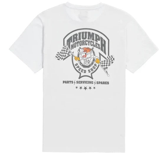 Triumph End Game Tee White