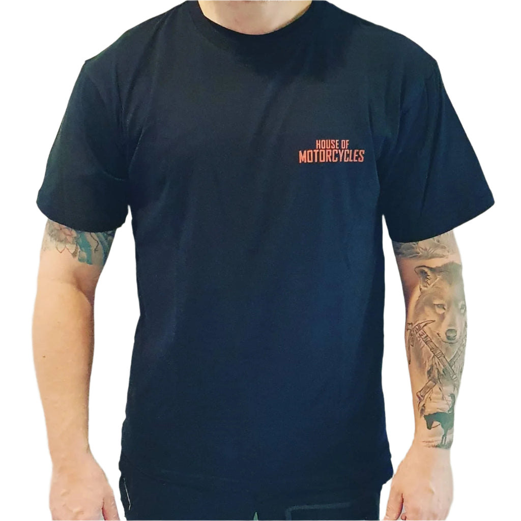 House of Motorcycles Tasmania | HOUSE OF MOTORCYCLES T-SHIRT | HOUSE OF MOTORCYCLES
