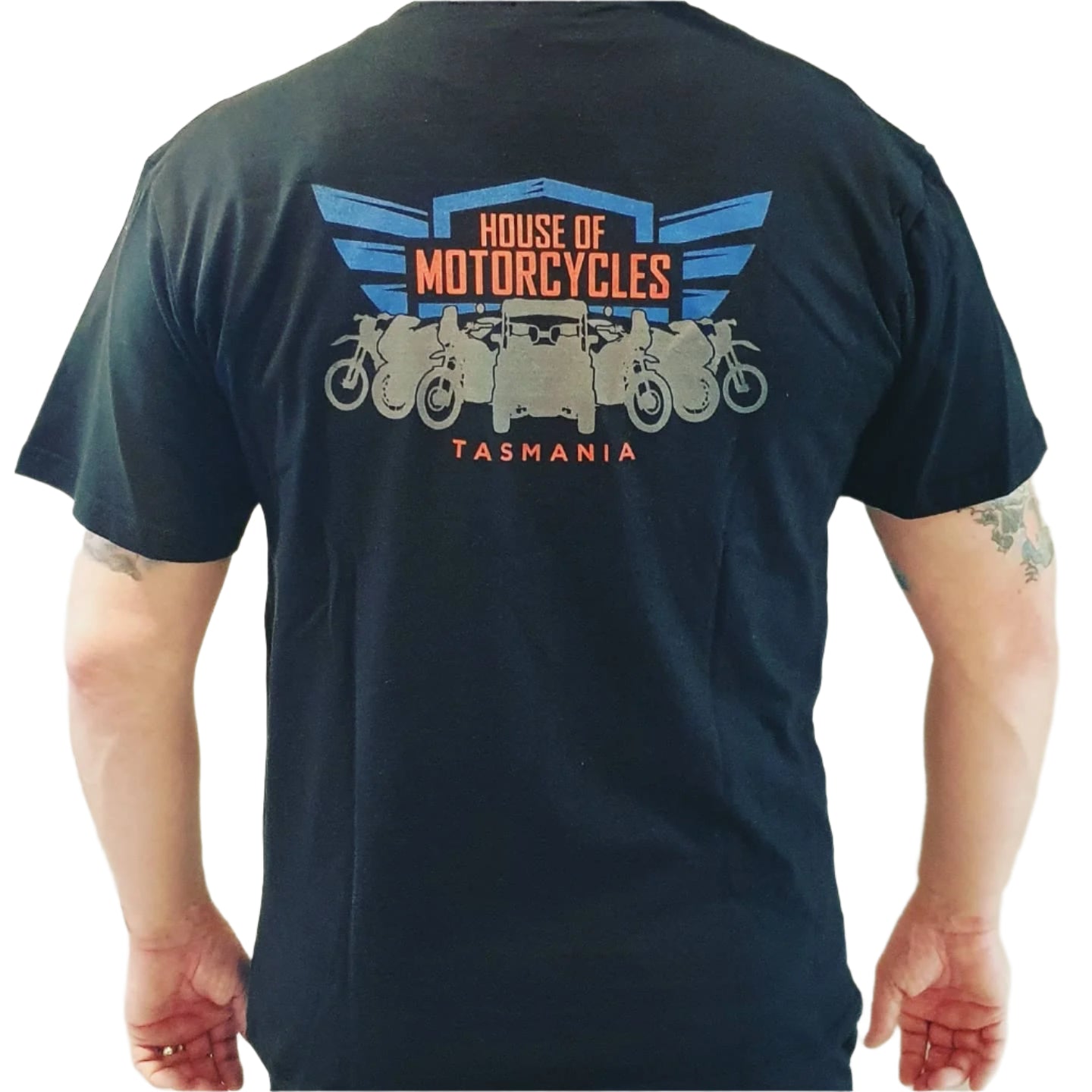 House of Motorcycles Tasmania | HOUSE OF MOTORCYCLES T-SHIRT | HOUSE OF MOTORCYCLES
