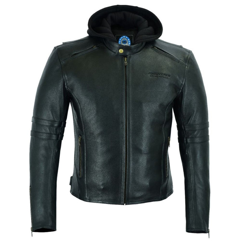 House Of Motorcycles | Johnny Reb Mens Hawkebury Leather Jacket - Front