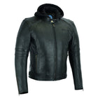 House Of Motorcycles | Johnny Reb Mens Hawkebury Leather Jacket - Front 4
