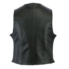House Of Motorcycles | Johnny Reb Women's Ovens Leather Vest - Back