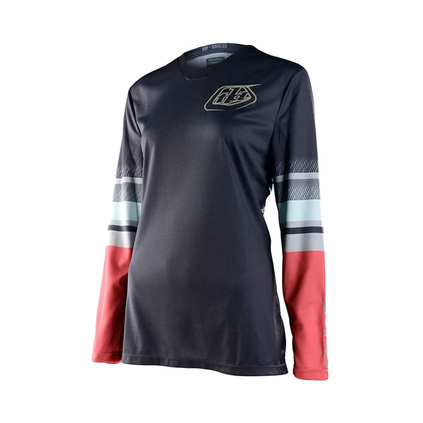 HOUSE OF MOTORCYCLES | TROY LEE DESIGNS WOMENS GP JERSEY | WARPED CHARCOAL
