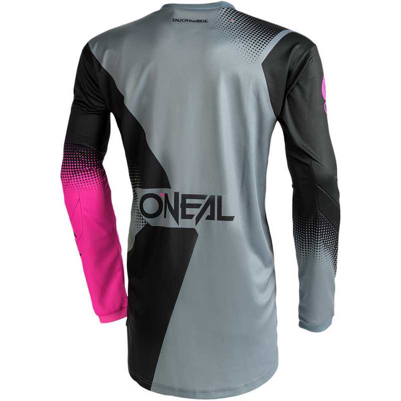 HOUSE OF MOTORCYCLES | ELEMENT RACEWEAR BLACK/GREY/PINK KIDS JERSEY | ONEAL